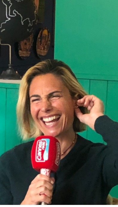 ALESSANDRA SUBLET INVITEE DE CANNES RADIO